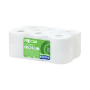 Бумага туалетная для диспенсеров 1-сл. "Focus" Eco Jumbo, бел., 200 м 12 рул/упак 12 рул/кор РОССИЯ 50202454/5050784