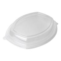 Крышка к контейнеру купол. овал 257х202х37 мм, прозр., ПП, 30 шт/упак "ПолиЭр" 300 шт/кор РОССИЯ К-257 крышка