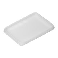 Крышка к контейнеру 179х132х8 мм, прозр., ПП, 50 шт/упак "ПолиЭр" 1 000 шт/кор РОССИЯ 179 крышка