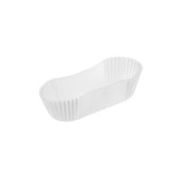 Розетка кондитерская [овал] 33х83х22 мм, бел., бум., 1000 шт/упак 8 упак/кор РОССИЯ OV4b - W