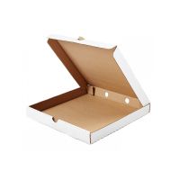 Коробка для пиццы 450х450х40 мм, бел., гофрокарт.Т-23 В, 50 шт/кор 50 шт/упак РОССИЯ
