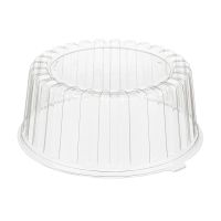 Упаковка для торта [крышка] d246хh116[d222хh113] мм, прозр., ПЭТ, 160 шт/кор "Комус" 160 шт/упак РОССИЯ Т-218/11К (П)