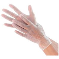 Перчатки виниловые, р-р L, неопудрен., прозр., 50 пар/упак 10 упак/кор КИТАЙ