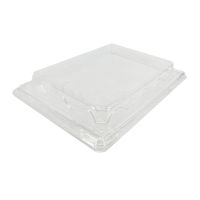 Крышка к контейнеру для суши 273х197х35 мм, прозр., ОПС, 200 шт/кор 200 шт/упак РОССИЯ КС-27 К