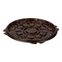 Упаковка для торта [дно] d245хh16[d215хh12] мм, коричн., ОПС, 160 шт/кор "Комус" 160 шт/упак РОССИЯ Т-218/11 ДШ (П) коричн.