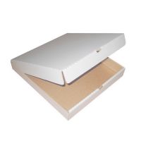 Коробка для пиццы 300х300х40 мм, бел., гофрокарт.Т-23 В, 50 шт/кор 50 шт/упак РОССИЯ