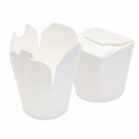 Коробка для лапши 700 мл, d102хh99 мм, бел., карт., 48 шт/упак "SaaMi" 432 шт/кор РОССИЯ 211086/76180/70401