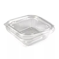 Контейнер 250 мл 1-секц., овал 137х132х36 мм, неразъем.крышка, прозр., ПЭТ, 400 шт/кор "ЮПласт" 400 шт/упак РОССИЯ ЮП-РКСП-250/ЮУПМ6011