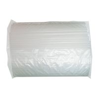 Трубочки для коктейлей 240 мм, d8 мм, прозр., пласт. прямые, 150 шт/упак 40 упак/кор РОССИЯ 117023