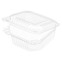 Упаковка для кондит. изделий 650 мл, 1-секц. 132х131х58[122х116х49] мм, неразъем.крышка, прозр., ОПС, 600 шт/кор "Комус" 600 шт/упак РОССИЯ РК-11 (М) (Т)