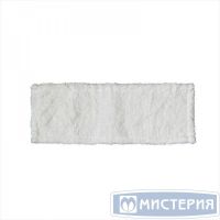 Моп плоский 400х130 мм, ухо+карман, бел., микрофибра "A-VM" 25 шт/кор РОССИЯ MF2081