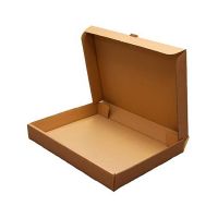 Коробка для пиццы 320х320х40 мм, крафт, гофрокарт.Т-23 В, 50 шт/кор 50 шт/упак РОССИЯ