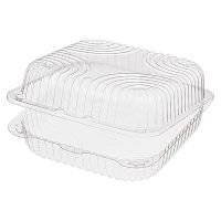 Упаковка 2.5л, квадратн., внеш. 218х205х84мм, внутр. 180х180х80мм, прозрачн., ОПС