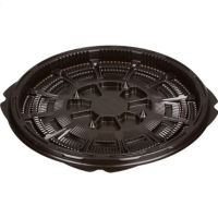 Упаковка для торта [дно] d320хh12[d268хh12] мм, коричн., ПС, 100 шт/кор 100 шт/упак РОССИЯ ПР-Т-72Д