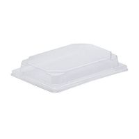 Крышка к контейнеру для суши 182х127х50 мм, прозр., ОПС, 400 шт/кор "Протэк" 400 шт/упак РОССИЯ ПР-С-19К
