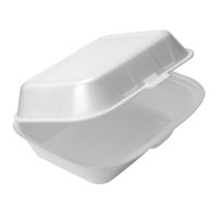 Ланч-бокс 1-секц. 190х150х75 мм, бел., ВПС, 200 шт/кор 200 шт/упак РОССИЯ LBM-1 Б