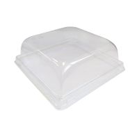 Крышка к контейнеру купол. 114х114х56 мм, прозр., ПЭТ, 50 шт/упак "OSQ" LidSmartPack 300 300 шт/кор РОССИЯ Lid SmartPack 300 dome