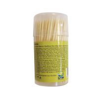 Зубочистки 65 мм в стакане, бамбук, 200 шт/упак "GREEN MYSTERY" 480 упак/кор КИТАЙ 112692