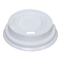Крышка для стаканов, для холодных и горячих напитков, d 62 мм, белая