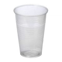 Стакан одноразовый 200 мл для холодных и горячих напитков, прозрачный, Премиум