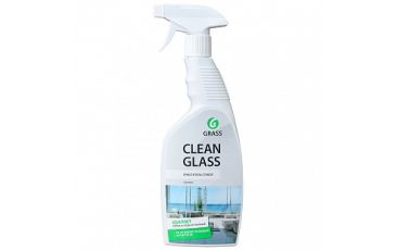 Средство для мытья стекол и зеркал "Grass" Clean Glass, Супер блеск, триггер, 600 мл 8 шт/кор РОССИЯ 130600