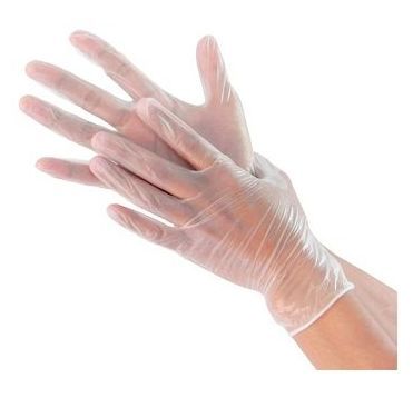 Перчатки виниловые, р-р M, неопудрен., прозр., 50 пар/упак "Aviora" 10 упак/кор КИТАЙ 402-638