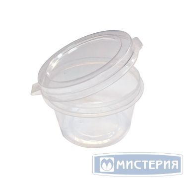 Соусник 30мл, круглый, верхний d 51мм нижний d 37.7мм, h 32мм, прозрачный, ПП