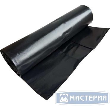 Мешок для мусора 360 л, 125х125 см, 50 мкм, черн., ПВД, 10 шт/рул 6 рул/кор РОССИЯ