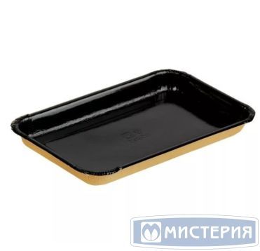 Лоток пищевой 220х140х20 мм, крафт-черн., карт., 600 шт/кор "OSQ" Eco Platter BE 600 шт/упак РОССИЯ PLATTER 400 BE (600)
