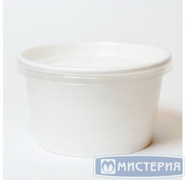 Картонный контейнер для супа, чаша, 500 мл, D - 121 мм