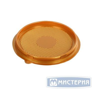 Дно кругл., d 90мм, золот., ПЭТ