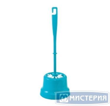 Ершик для унитаза, на подставке, цвет в ассорт., пластик 25 шт/кор РОССИЯ 020868/55-135