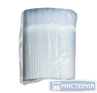 Трубочки для коктейлей 210 мм, d5 мм, прозр., пласт. с гофроизгибом, 250 шт/упак 60 упак/кор РОССИЯ 115009