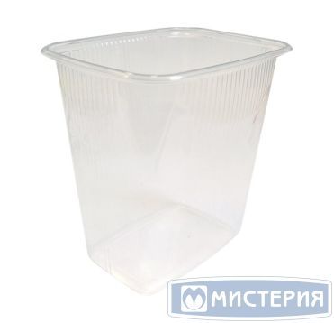 Контейнер 500 мл 1-секц. 108х82х106 мм, серия 108, без крышки, прозр., ПП, 100 шт/упак 1 000 шт/кор РОССИЯ А108-500
