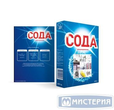 Сода кальцинированная, 600 г 24 шт/кор РОССИЯ 4650063430168