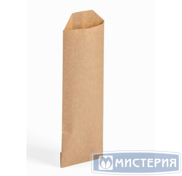 Конверт [пакет] для столовых приборов 80х220 мм, крафт., бумажный, 2000 штук в коробке 2 000 штук в упаковке РОССИЯ P-01-70-0822