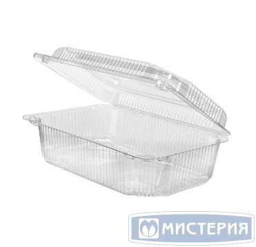 Упаковка для кондит. изделий 1500 мл, 1-секц. 215х135х72[213х133х70] мм, неразъем.крышка, прозр., ОПС, 400 шт/кор 400 шт/упак РОССИЯ КР-7 АВ