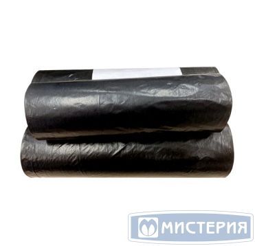 Мешок для мусора 180 л, Стандартный, черн., ПВД, 10 шт/рул 20 рул/кор РОССИЯ