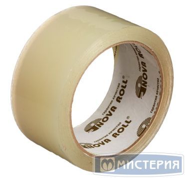 Клейкая лента 48мм х120м, 38 мкм, прозр., 6 рул/упак "Novaroll" 24 рул/кор РОССИЯ 0120-244х