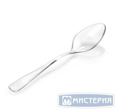 Ложка одноразовая 100 мм, прозр., ПС, 50 шт/упак 1 500 шт/кор РОССИЯ 5020