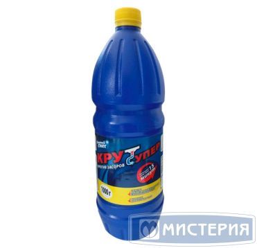 Средство для удаления засоров Суперкрут, флакон, 1000 г 6 шт/кор РОССИЯ