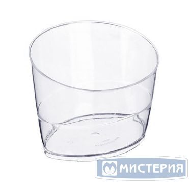 Форма для фуршетов 190 мл 87х96х75 мм, диз. "Колонаде", прозр., ПС, 12 шт/упак 240 шт/кор РОССИЯ 5065п