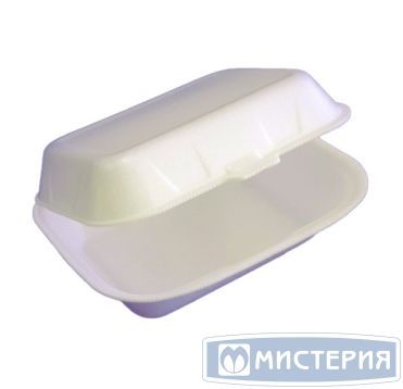 Ланч-бокс 1-секц. 190х150х80 мм, бел., ВПС, 100 шт/кор 100 шт/упак РОССИЯ LBS BOX бел.
