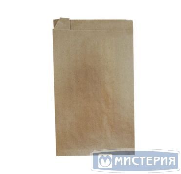 Пакет пищевой [100+50]х300 мм без руч., без окна, крафт, бум., 100 шт/упак 2 000 шт/кор РОССИЯ ПК.100.300.50.1