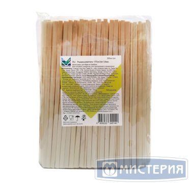 Размешиватель 170 мм, бамбук, 500 шт/упак "GREEN MYSTERY" 5 000 шт/кор КИТАЙ