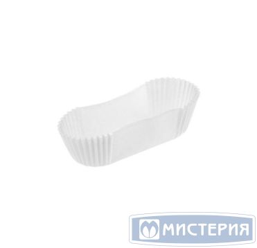 Розетка кондитерская [овал] 33х83х22 мм, бел., бум., 1000 шт/упак 8 упак/кор РОССИЯ OV4b - W