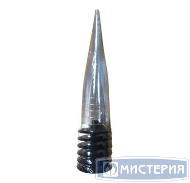 Фужер для шампанского 170 мл, прозр., черн. ножка, ПС, 6 шт/упак 564 шт/кор РОССИЯ