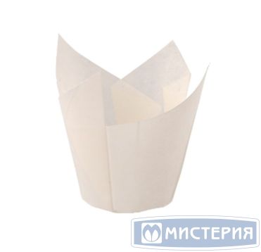 Форма для выпечки Тюльпан 50х80 мм, бел., бум., 180 шт/упак 10 упак/кор РОССИЯ РТК1Б TW80