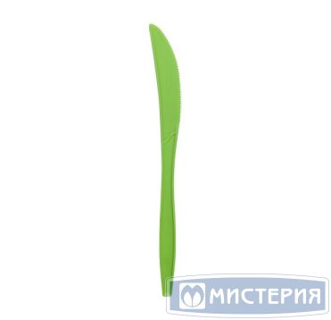 Нож одноразовый 163 мм, зел., кукурузный крахмал, 50 шт/упак 1 000 шт/кор РОССИЯ 4038зел