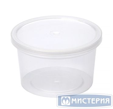 Крышка для контейнера под пресервы и мёд, d=96мм, h=15мм, полупрозрачная, ПП